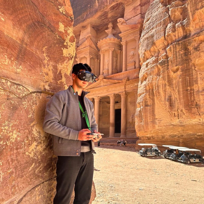 FPV cinematography at Petra, Jordan